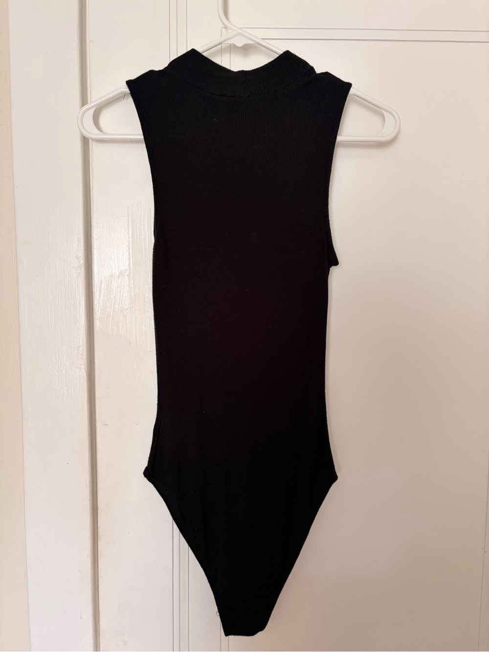 Mock Neck Sleeveless One-Piece Bodysuit